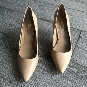 BCBG Tan Heels, Good Condition & lots of life left